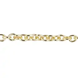 1209012045 Ankerkette, Silber vergoldet, 2,0mm x 45cm | GH Edelsteine, Heilsteine & Schmuck