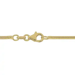 Chaîne maille serpent, argent doré, 1,4mm x 45cm | Marco Schreier