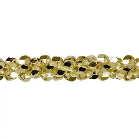 Collar brillante, plata dorada, 2,3 x 90 cm | Marco Schreier