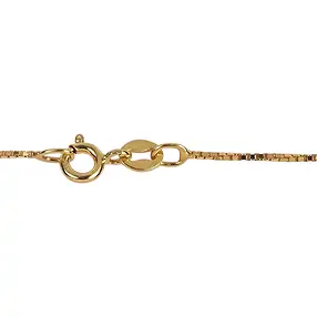 Cadena veneciana, plata dorada, 0,8 mm/70 cm | Marco Schreier