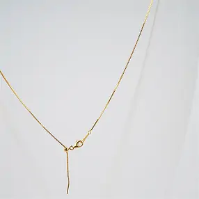 Cadena veneciana intercambiable, ajustable, plata dorada, 0,8 mm | Marco Schreier