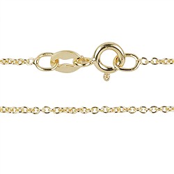 1209151470 Ankerkette, Silber vergoldet, 1,45mm x 70cm | Edelsteine, Heilsteine & Schmuck