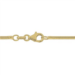 1209171170 Catena a serpente, argento placcato oro, 1,1 mm x 70 cm | Marco Schreier