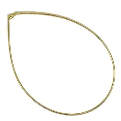 1209801045 Omega-Reif, Silber vergoldet, 1mm x 45cm | GH Edelsteine, Heilsteine & Schmuck