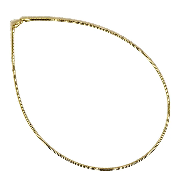 Omega-Reif, Silber vergoldet, 1,5mm x 42cm | GH Edelsteine, Heilsteine & Schmuck