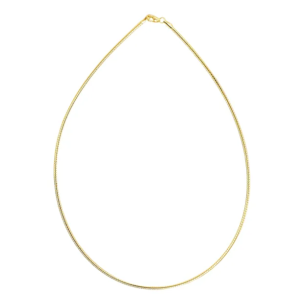 Omega-Reif, Silber vergoldet, 1,5mm x 42cm | GH Edelsteine, Heilsteine & Schmuck