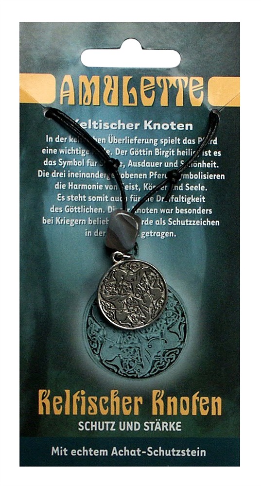 Zinn-Amulett Keltischer Knoten | Großhändler Edelsteine, Heilsteine & Schmuck