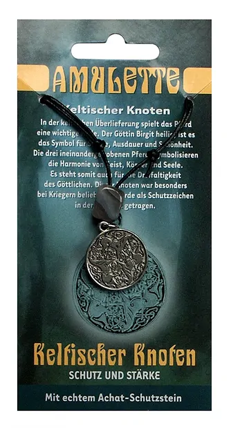 Zinn-Amulett Keltischer Knoten | Großhändler Edelsteine, Heilsteine & Schmuck