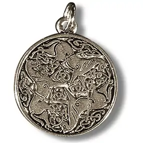 Amuleto de peltre Nudo celta | piedras preciosas, piedras curativas y joyería