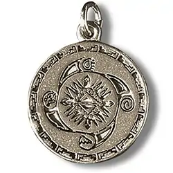 1210003013 Pewter amulet medicine wheel | wholesale supplier gems, healing stones & jewelry