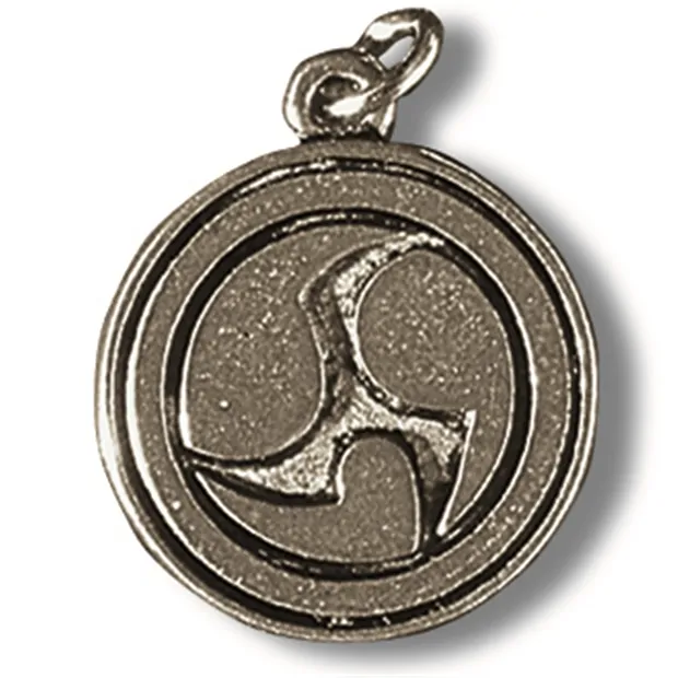 Amuleto de peltre Mitsu Domo | piedras preciosas, piedras curativas y joyería