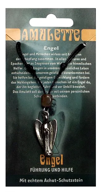 Pewter amulet angel | Marco Schreier wholesaler - gems, healing stones & jewelry
