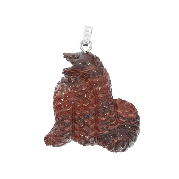 Anhänger Schlange Jaspis, 3,4cm | Großhändler Edelsteine, Heilsteine & Schmuck