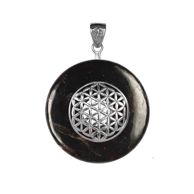 Flower of Life donut holder Silver, for 30mm donut, rhodiniert | Marco Schreier