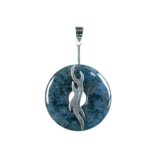 Donut holder "Flame" silver rhodiniert, for 30 - 40mm donut | Marco Schreier