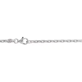 Cadena de ancla, plata rodinada, 2,6 mm x 90 cm | Marco Schreier