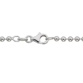 Cadena de bolas, plata rodinada, 2,5 mm x 90 cm | Marco Schreier