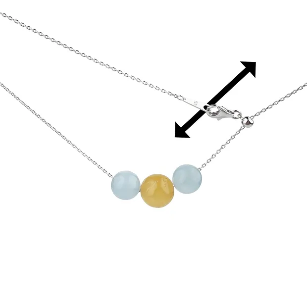 Wechselkette Ankerkette verstellbar, Silber rhodiniert, 0,6mm | Marco Schreier