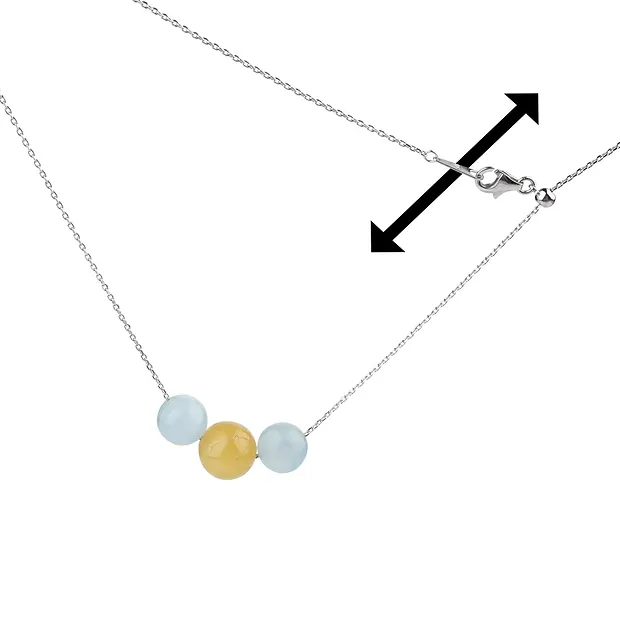 Wechselkette Ankerkette verstellbar, Silber rhodiniert, 0,6mm | Marco Schreier