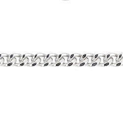 1218151470 Ankerkette, Silber rhodiniert, platiniert, 1,45mm x 70cm | Marco Schreier