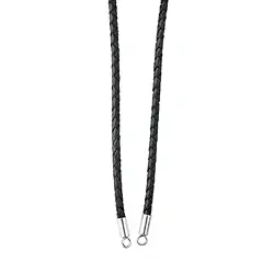 1218700161 Lederband mit Endkappen, braun, 3mm x 90cm | GH Edelsteine, Heilsteine & Schmuck