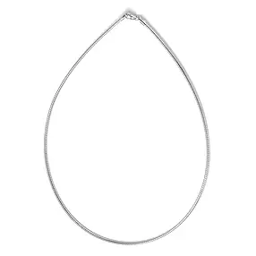 Omega-Reif, Silber rhodiniert, 1,5mm x 50cm | Edelsteine, Heilsteine & Schmuck