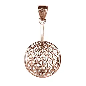 Porte-donuts Fleur de vie argent doré rose, pour donut 40mm | Marco Schreier