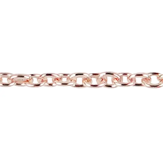 Chaîne d'ancre, argent doré rose, 1,0mm x 42cm | Marco Schreier