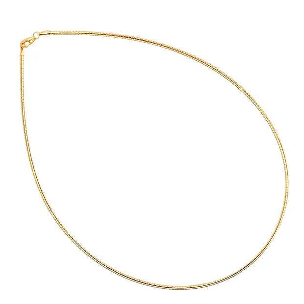 Omega-Reif, Silber rosevergoldet, 2mm x 42cm | Edelsteine, Heilsteine & Schmuck