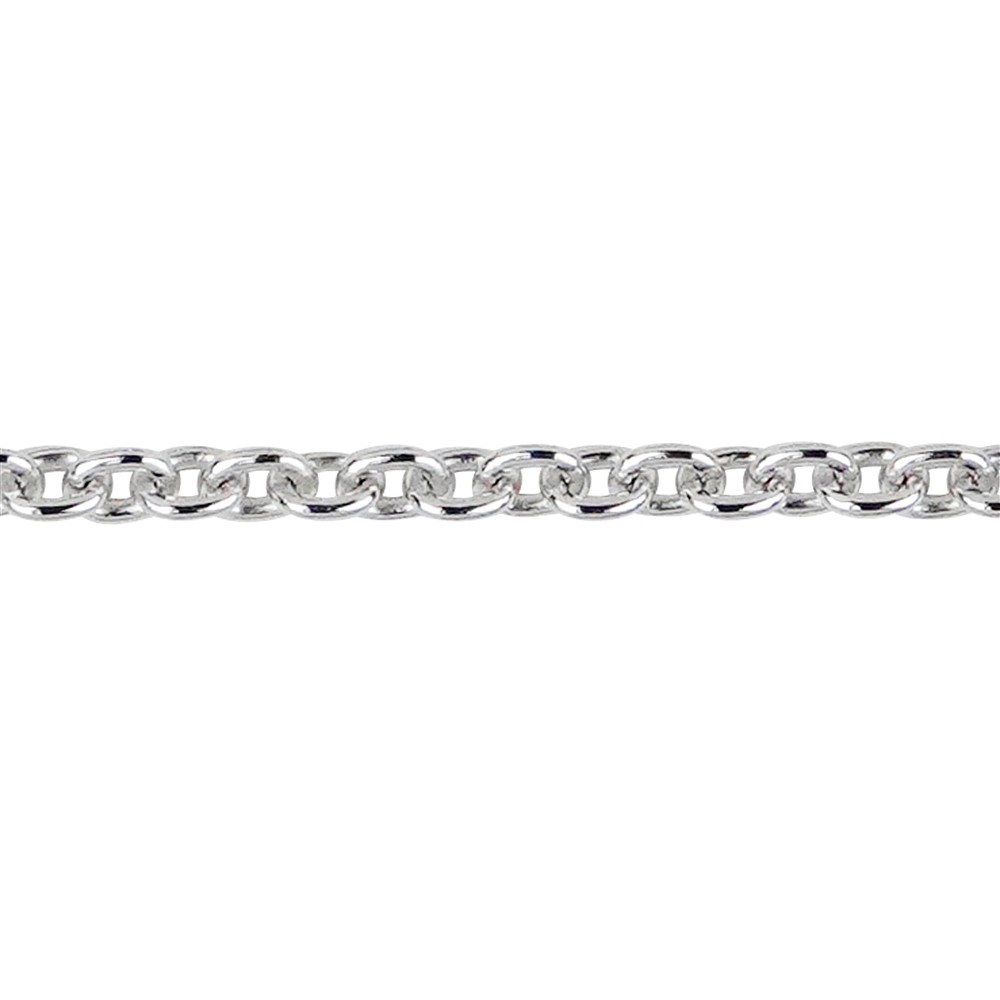 Ankerkette, Silber rhodiniert, platiniert, 2,0mm x 45cm | Marco Schreier