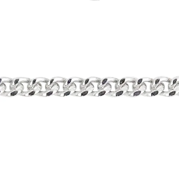 Chaîne d'ancre, argent rhodié, platiné, 2,0mm x 45cm | Marco Schreier