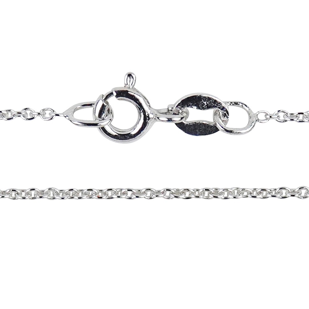 Curb Chain, silver rhodiniert, platinum plated, 1,5mm x 45cm | Marco Schreier