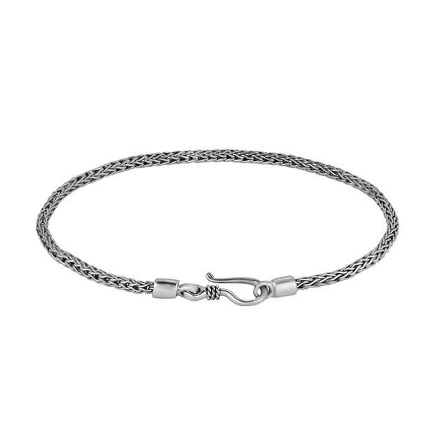 Pulsera cadena motivo 6, platinado | Marco Schreier