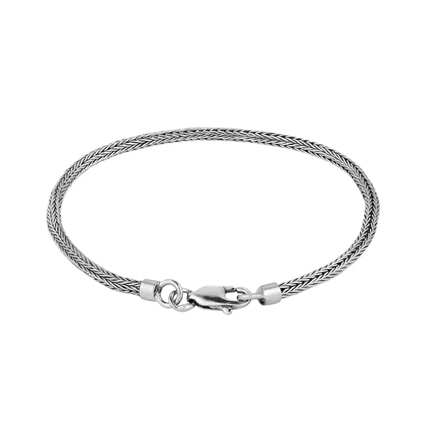 Ketten-Armband Motiv 7, platiniert | Großhandel Edelsteine, Heilsteine & Schmuck