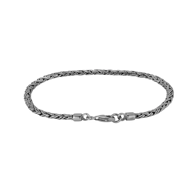 Ketten-Armband Motiv 9, platiniert | Großhandel Edelsteine, Heilsteine & Schmuck