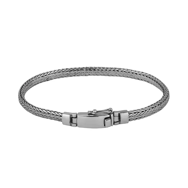 Pulsera cadena motivo 14, platinado | Marco Schreier