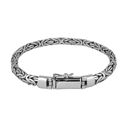 1223505523 Ketten-Armband Motiv 23, platiniert | Schreier Edelsteine, Heilsteine & Schmuck
