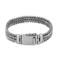 1223505525 Ketten-Armband Motiv 25, platiniert | Schreier Edelsteine, Heilsteine & Schmuck
