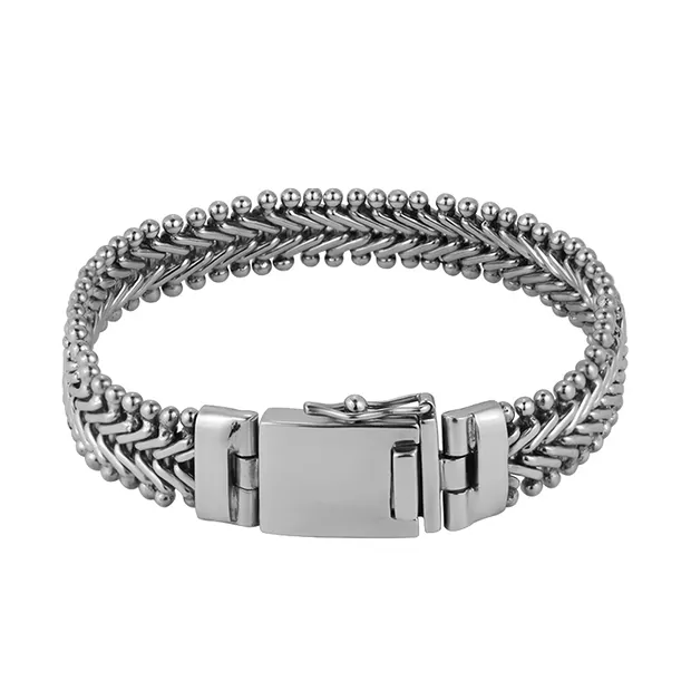 Ketten-Armband Motiv 25, platiniert | Schreier Edelsteine, Heilsteine & Schmuck