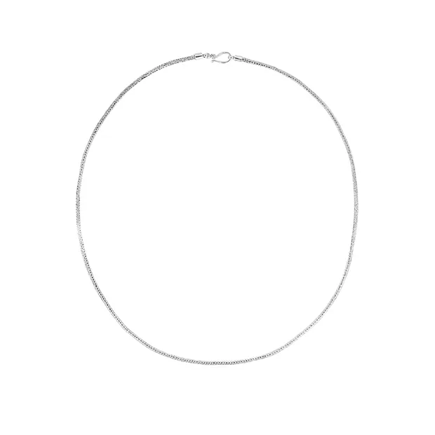 Collier Chaînes motif 3, platiné | Marco Schreier