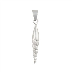 1223601051 Snail Shell Pendant, 3.8 cm, rhodiniert | wholesaler gems & healing stones