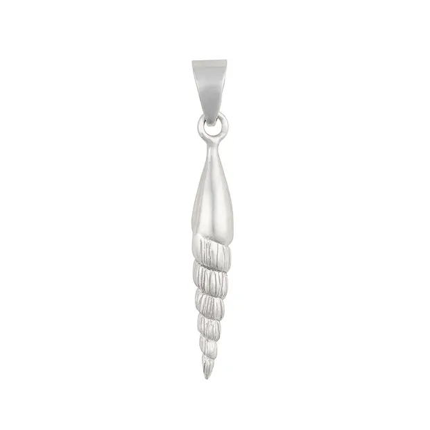 Snail Shell Pendant, 3.8 cm, rhodiniert | wholesaler gems & healing stones