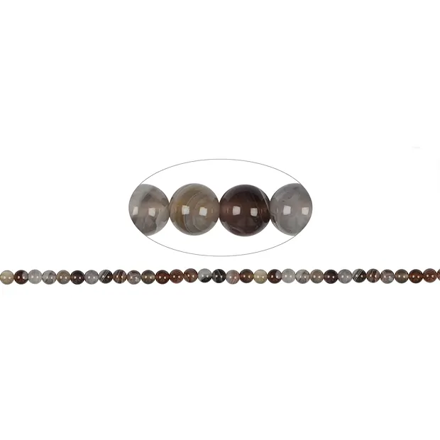 String Beads, Agate, 06mm | Schreier - wholesaler gems, healing stones & jewelry