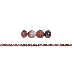 140010100521 Filo di perline, agata (agata rossa di basalto), 06 mm | Marco Schreier