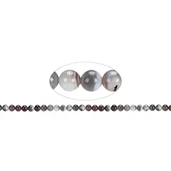 140010100522 Strang Kugeln, Achat (Botswana), 06mm | Edelsteine, Heilsteine & Schmuck-Handel