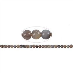 140010100722 Filo di perline, Agata (Botswana), 08 mm | grossista gemme e pietre curative