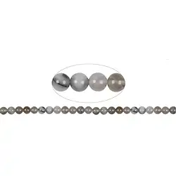 140010100723 String Beads, Agate (transparent), 08mm | wholesaler gems & healing stones