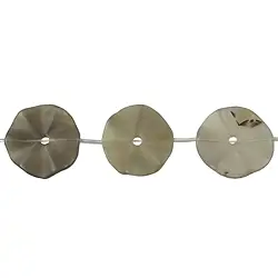 140011413420 Strang Blüte flach, Achat (Botswana), 35 x 8mm | Marco Schreier