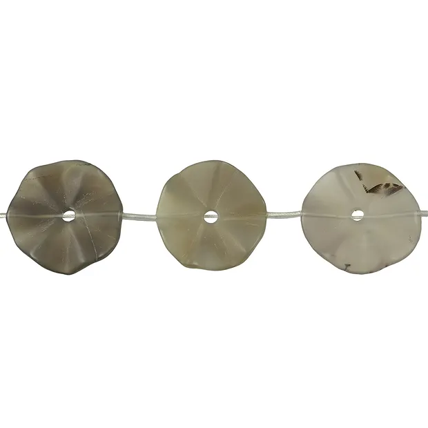 Hebra flor plana, Ágata (Botsuana), 35 x 8mm | Marco Schreier