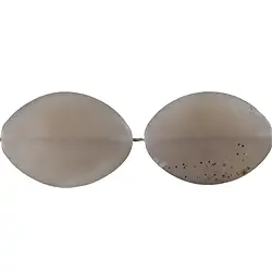 140011413521 Navetta a filo, Agata opaca, 35 x 25 mm | grossista gemme e pietre curative